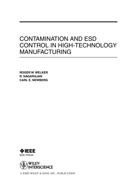 Cover image for book Contamination and ESD Control in High-Technology Manufacturing