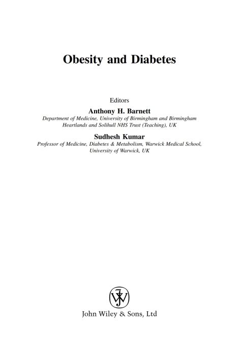 Cover image for book Obesity and Diabetes