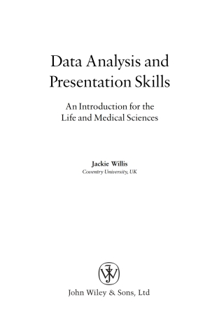 Data Analysis and Presentation Skills