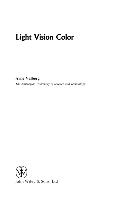 Cover image for book Light Vision Color