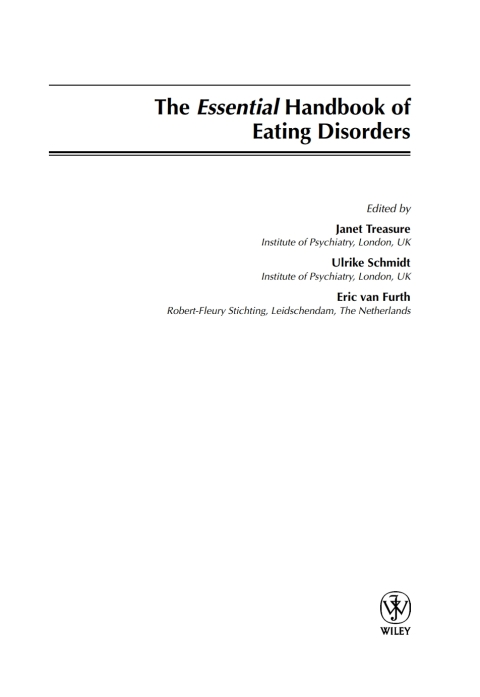 The Essential Handbook of Eating Disorders 
