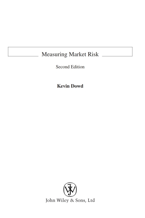 Measuring Market Risk 