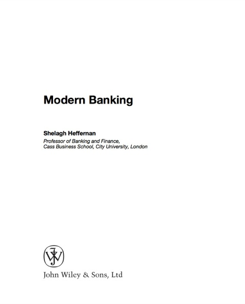 Cover image for book Modern Banking