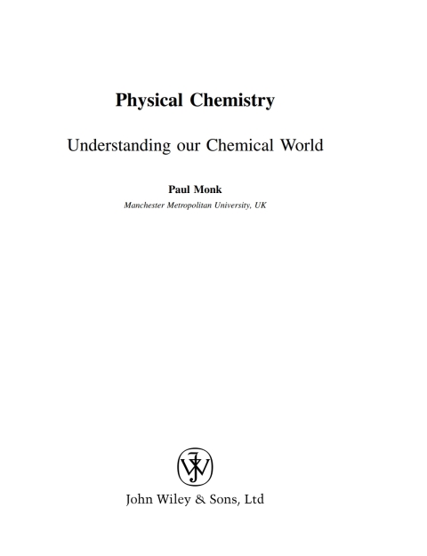 Cover image for book Physical Chemistry
