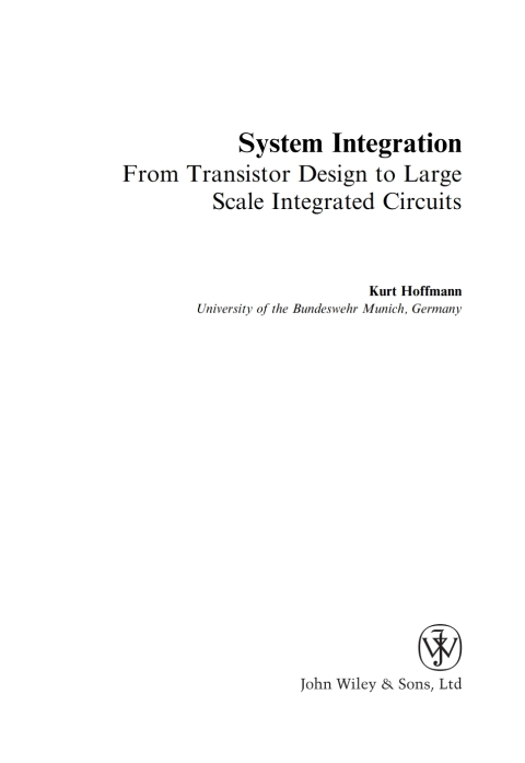 Cover image for book System Integration