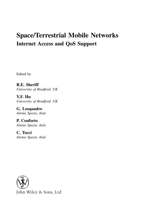 Cover image for book Space/Terrestrial Mobile Networks