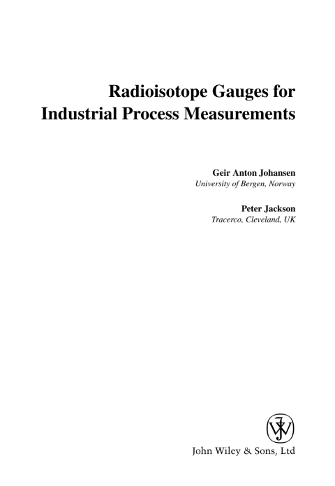 Radioisotope Gauges for Industrial Process Measurements 