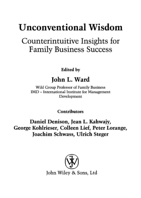 Cover image for book Unconventional Wisdom