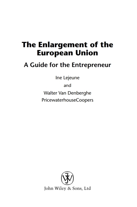 Cover image for book The Enlargement of the European Union: Opportunities for Business and Trade