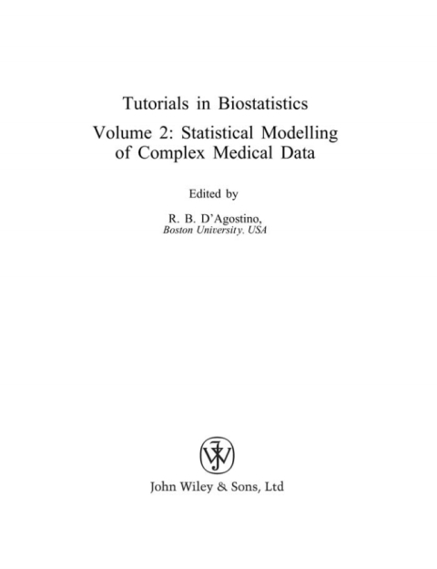 Tutorials in Biostatistics, Tutorials in Biostatistics 