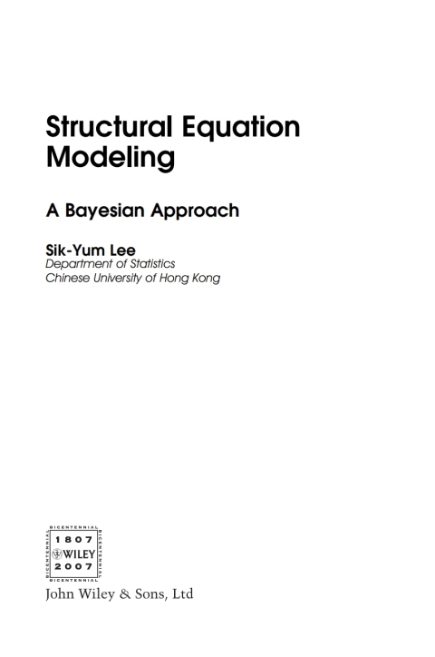 Cover image for book Structural Equation Modeling