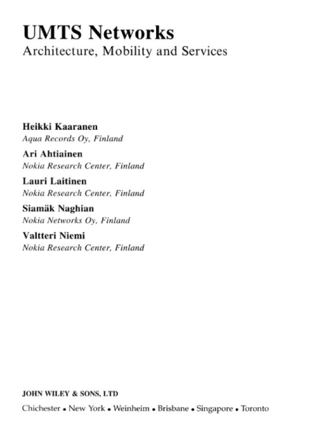 Cover image for book Services for UMTS