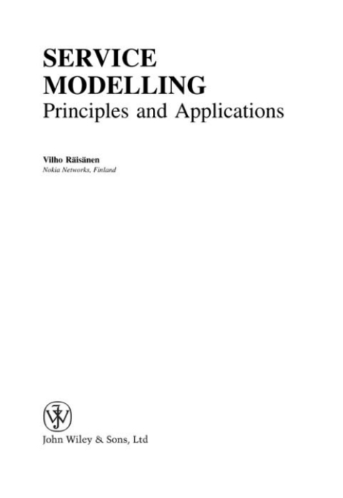 Cover image for book Service Modelling
