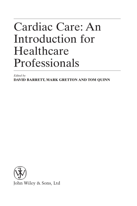 Cardiac Care: An Introduction for Healthcare Professionals 