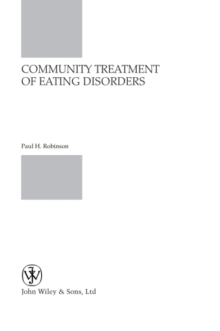 Community Treatment of Eating Disorders