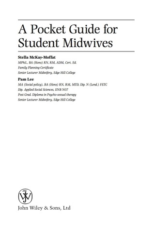 Pocket Guide for Student Midwives
