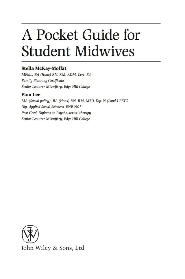 Pocket Guide for Student Midwives