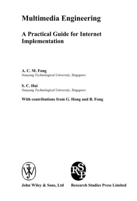 Cover image for book Multimedia Engineering