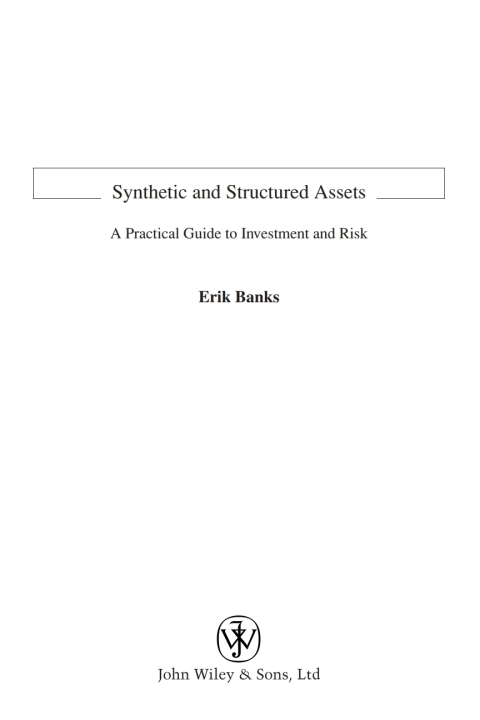 Cover image for book Synthetic and Structured Assets