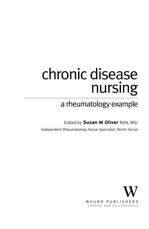 Cover image for book Chronic Disease Nursing