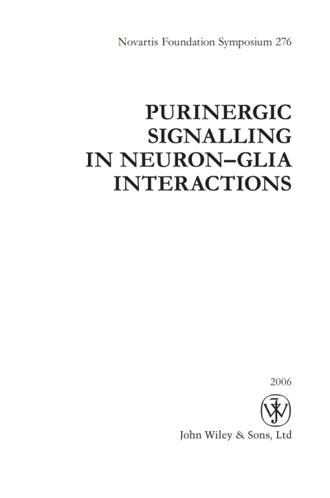 Purinergic Signalling in Neuron-Glia Interactions 