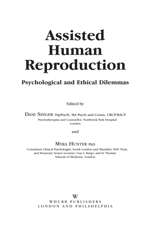 Cover image for book Assisted Human Reproduction