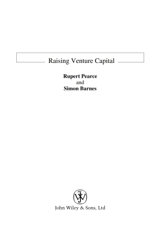 Raising Venture Capital