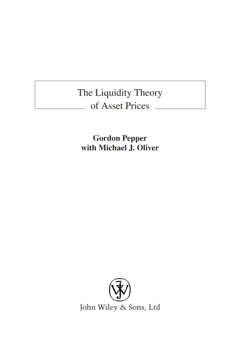 Cover image for book The Liquidity Theory of Asset Prices