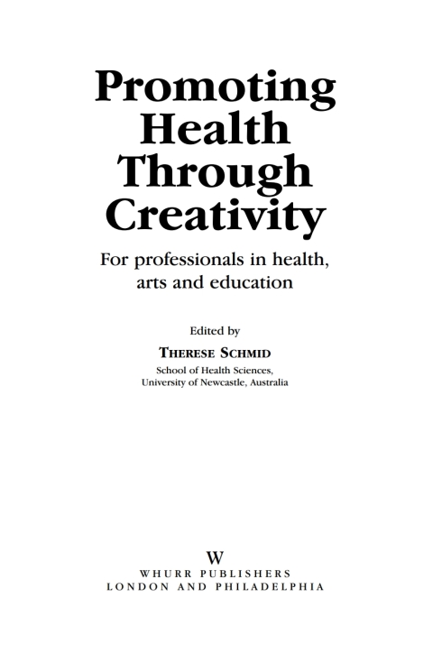 Cover image for book Promoting Health Through Creativity