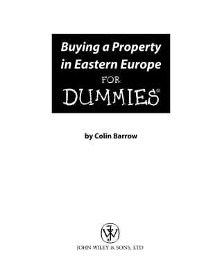 Buying a Property in Eastern Europe For Dummies