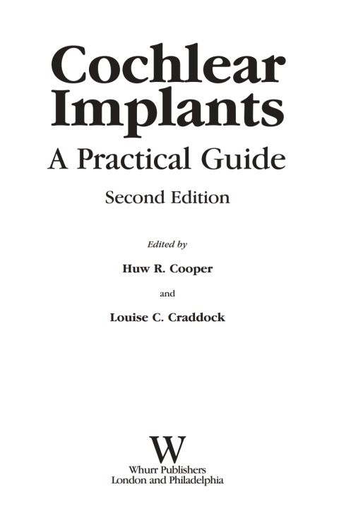 Cover image for book Cochlear Implants