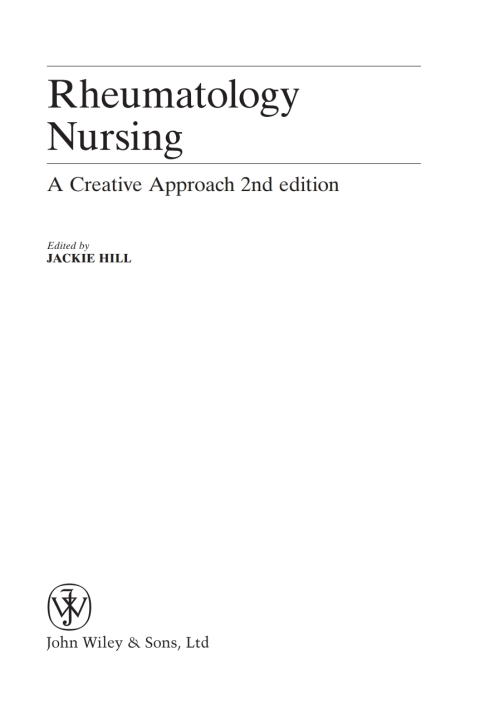 Cover image for book Rheumatology Nursing