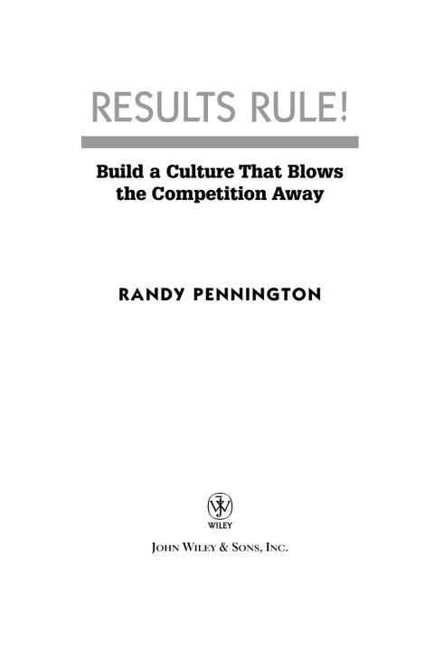 Cover image for book Results Rule!