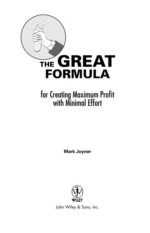Cover image for book The Great Formula