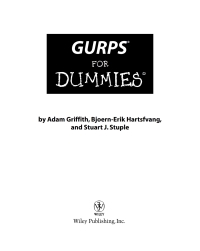 صورة الغلاف: GURPS For Dummies 1st edition 9780471783299