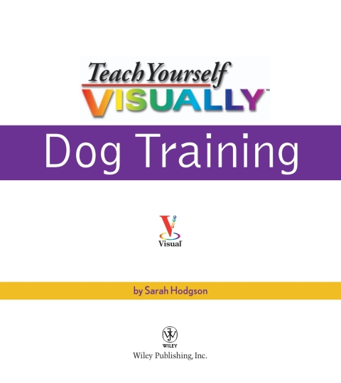 Cover image for book Teach Yourself VISUALLY Dog Training