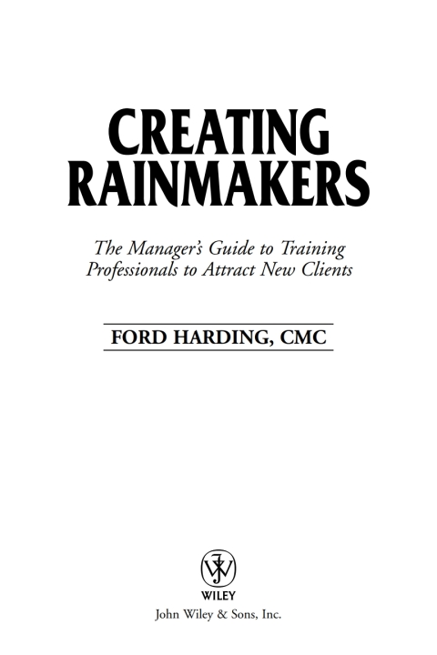 Cover image for book Creating Rainmakers
