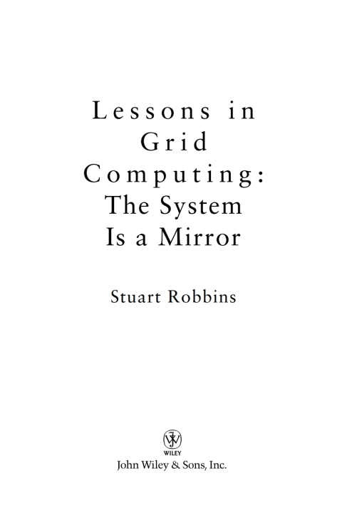 Cover image for book Lessons in Grid Computing
