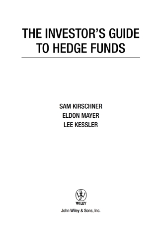 The Investor's Guide to Hedge Funds