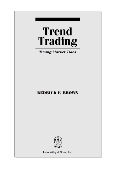 Cover image for book Trend Trading