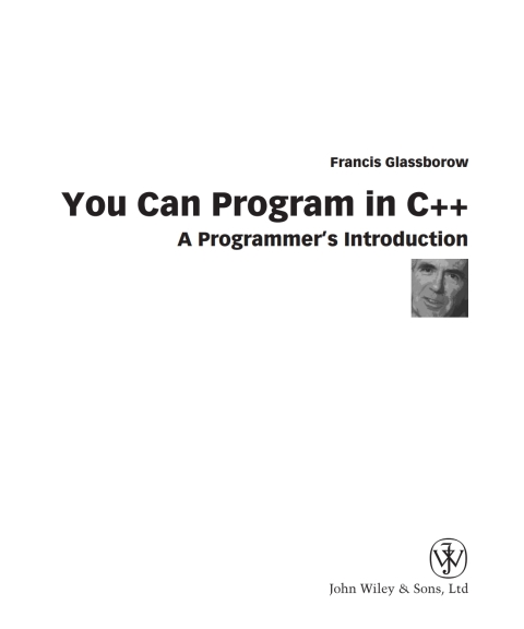 Cover image for book You Can Program in C++