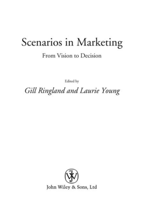 Cover image for book Scenarios in Marketing