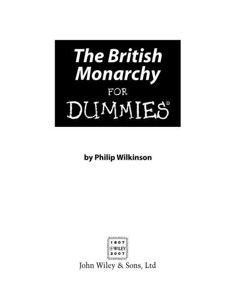 Cover image for book The British Monarchy For Dummies