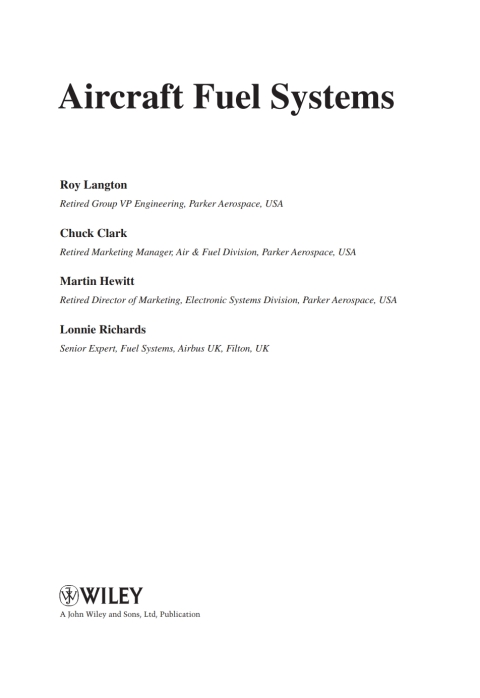 Aircraft Fuel Systems 