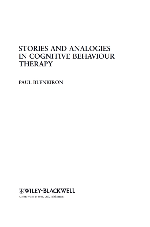 Cover image for book Stories and Analogies in Cognitive Behaviour Therapy