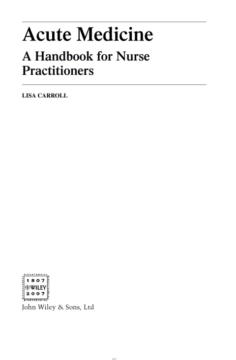 Cover image for book Acute Medicine