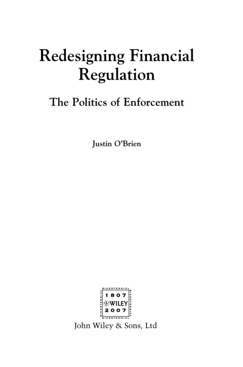 Cover image for book Redesigning Financial Regulation