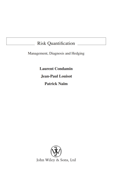 Cover image for book Risk Quantification