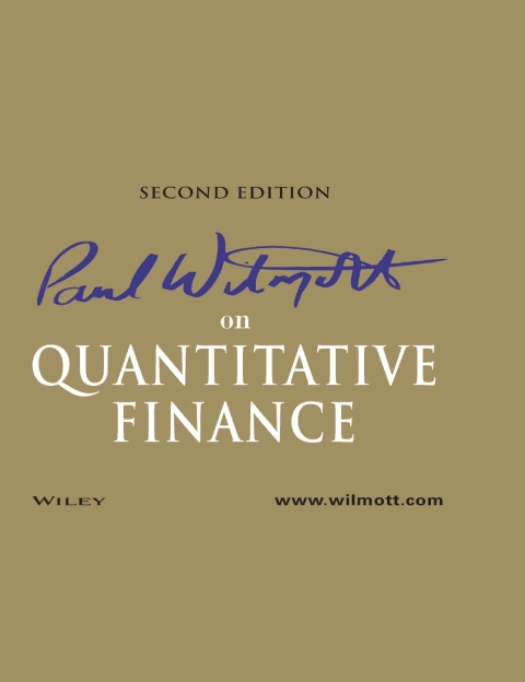 Cover image for book Paul Wilmott on Quantitative Finance, 3 Volume Set