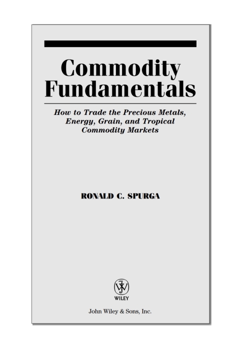 Cover image for book Commodity Fundamentals